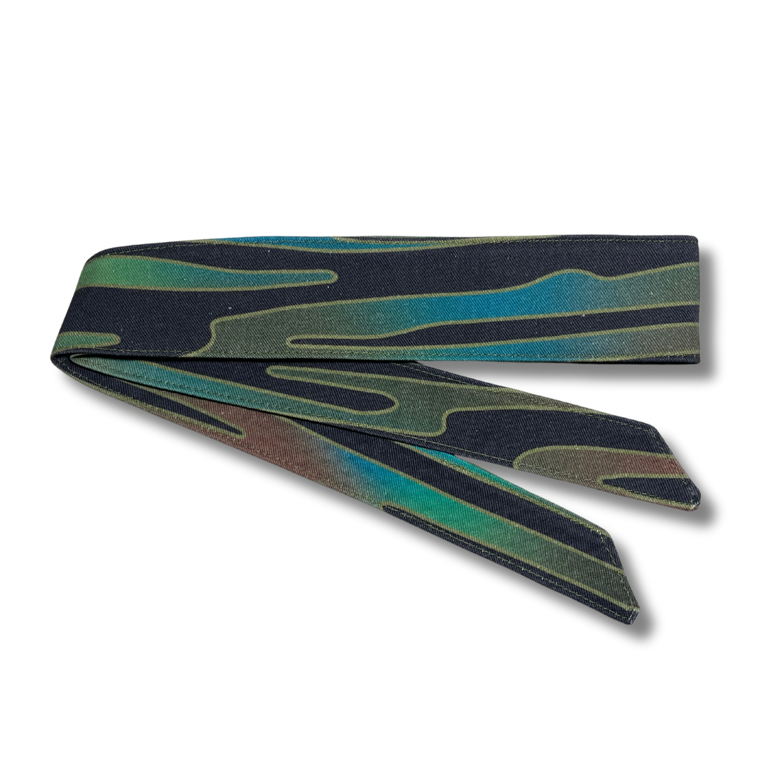Custom horizontal tiger stripe headband