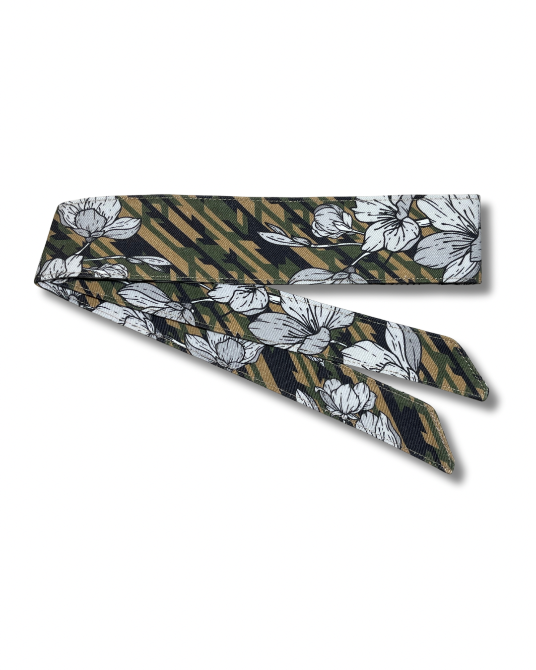 Custom speed line camouflage Sakura 10oz denim headband
