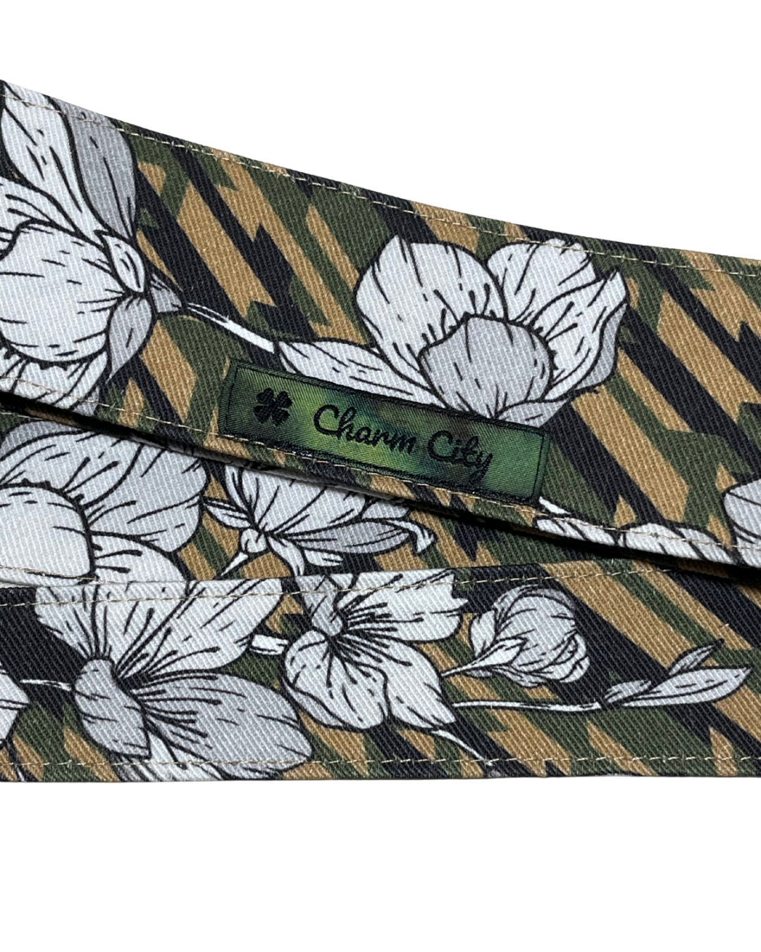 Custom speed line camouflage Sakura 10oz denim headband