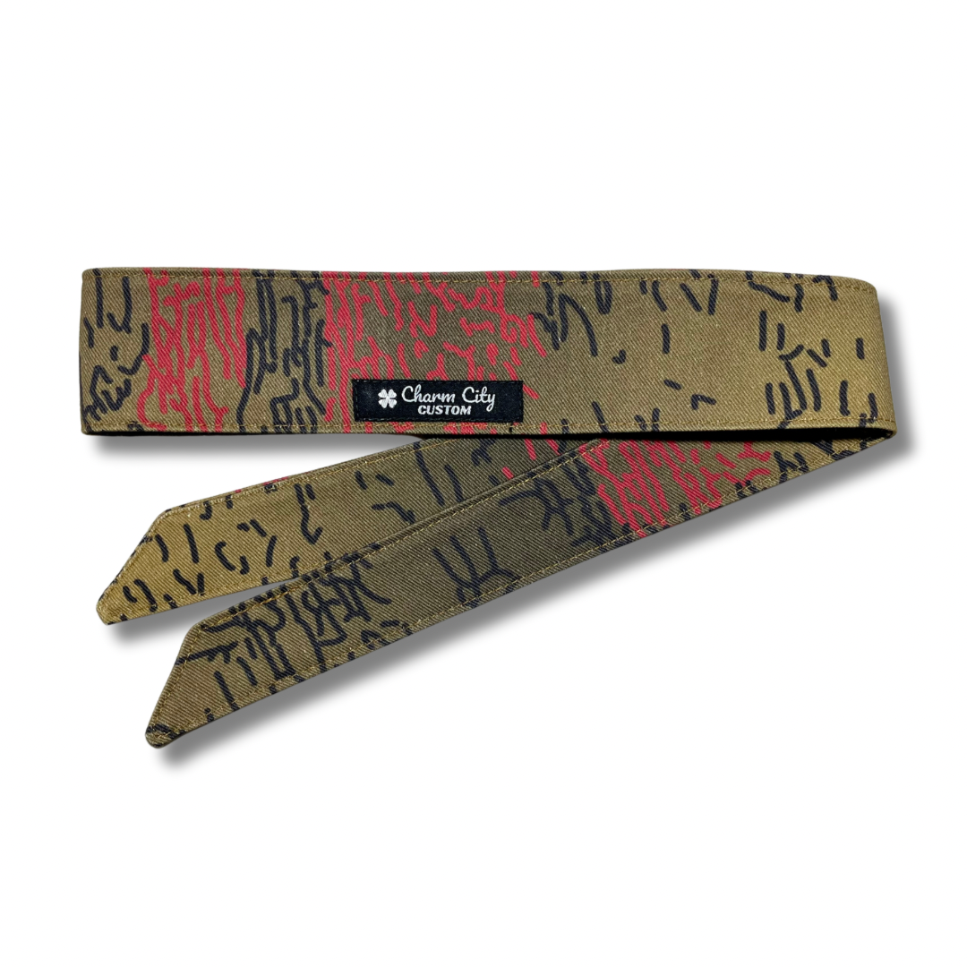 Custom “Desert fade” Line camouflage headband
