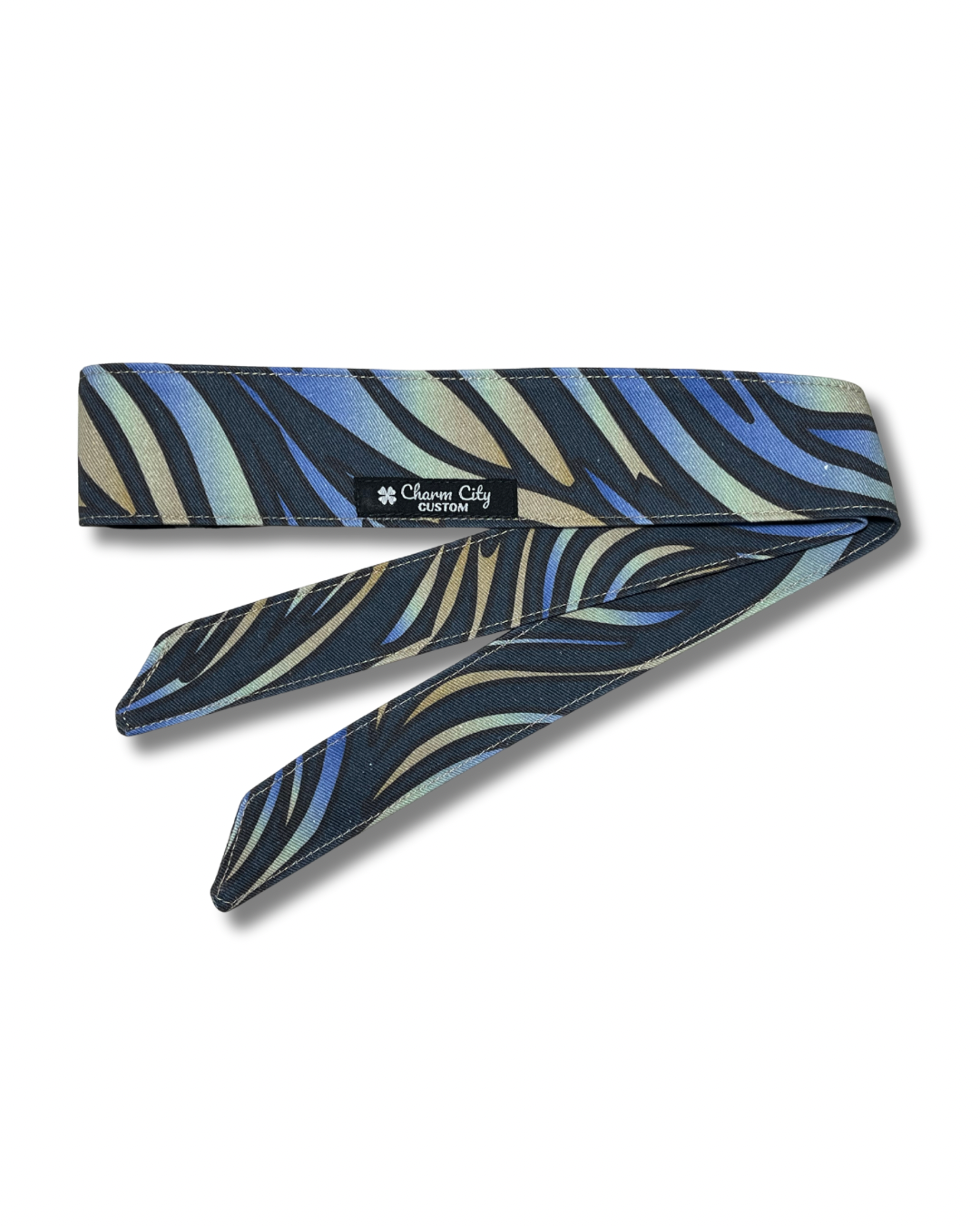 Custom Midnight Dune denim headband