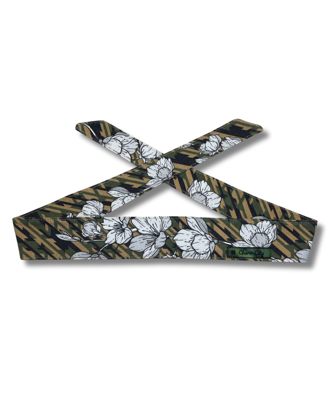 Custom speed line camouflage Sakura 10oz denim headband