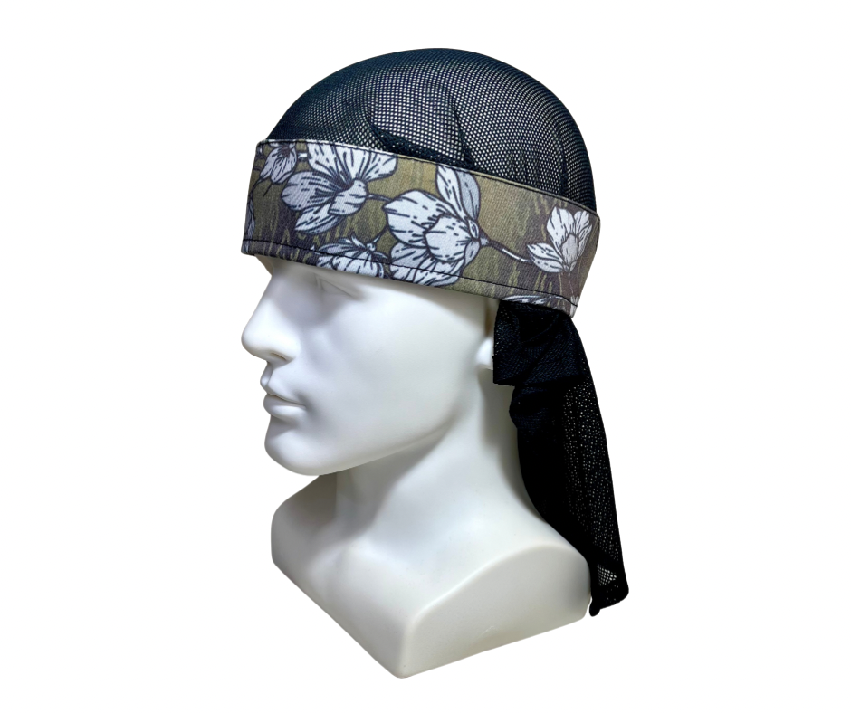 Black and bronze Sakura with black diamond mesh