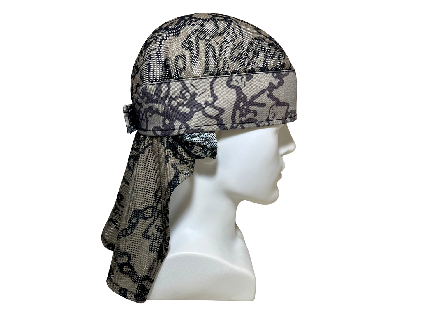 Custom “Driftwood Camouflage” mesh