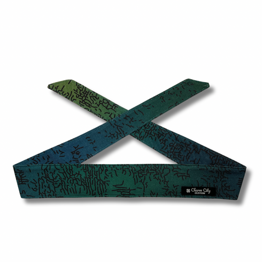 Custom “Atlantic fade” Line camouflage headband