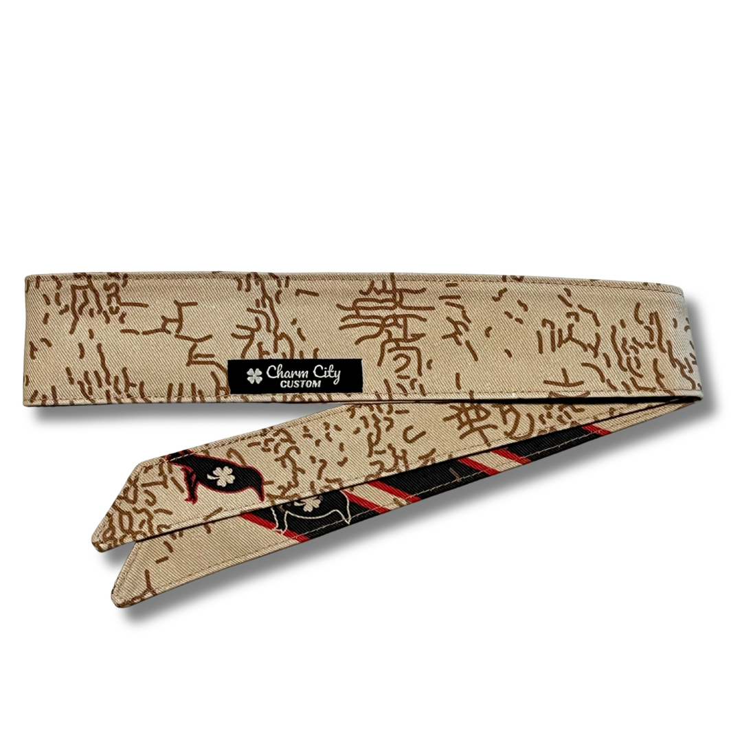 Custom “desert sand” Line camouflage Luckybird headband