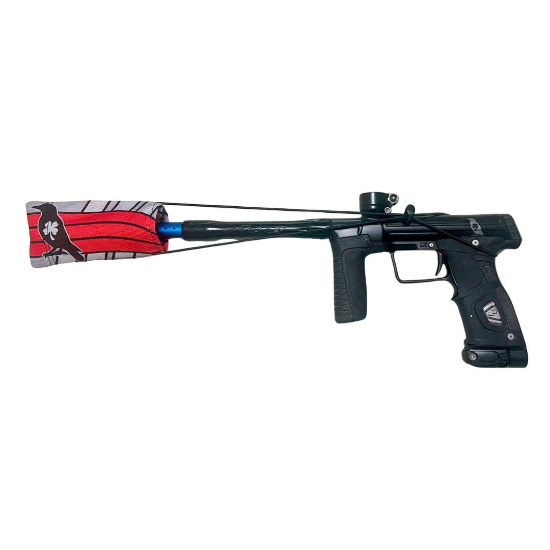Charm City “LuckyBird” racing stripes red/silver barrel cover