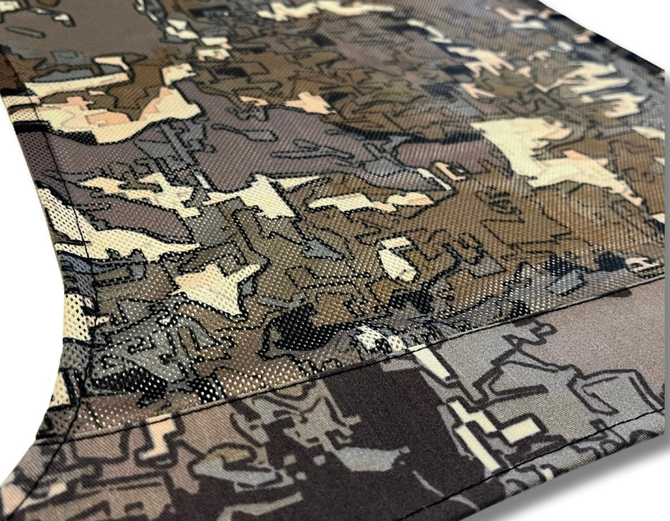 “Greyline Urban Camouflage” custom designed camo mesh