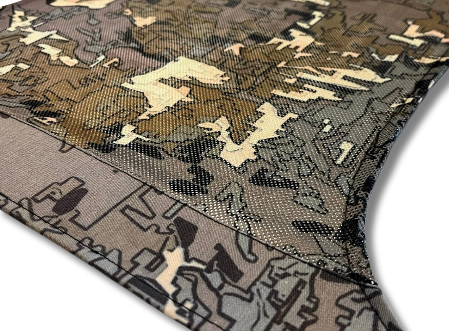 “Greyline Urban Camouflage” custom designed camo mesh