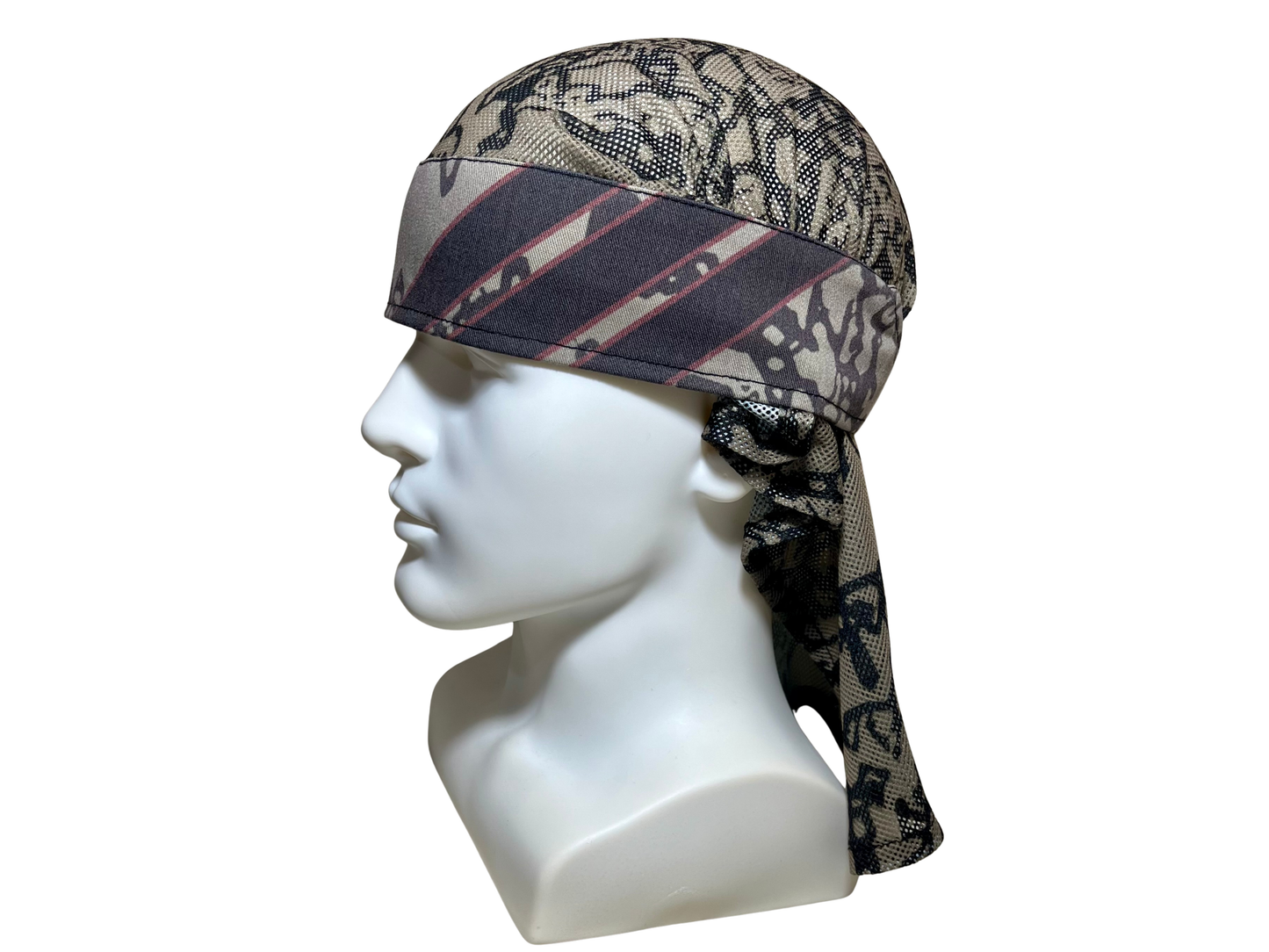 Custom “Driftwood Camouflage” mesh