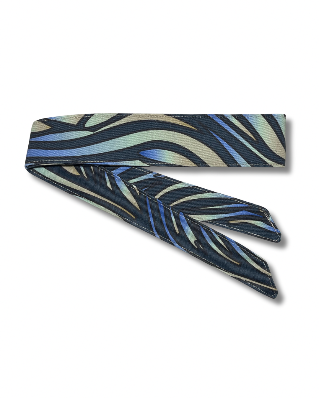 Custom Midnight Dune denim headband