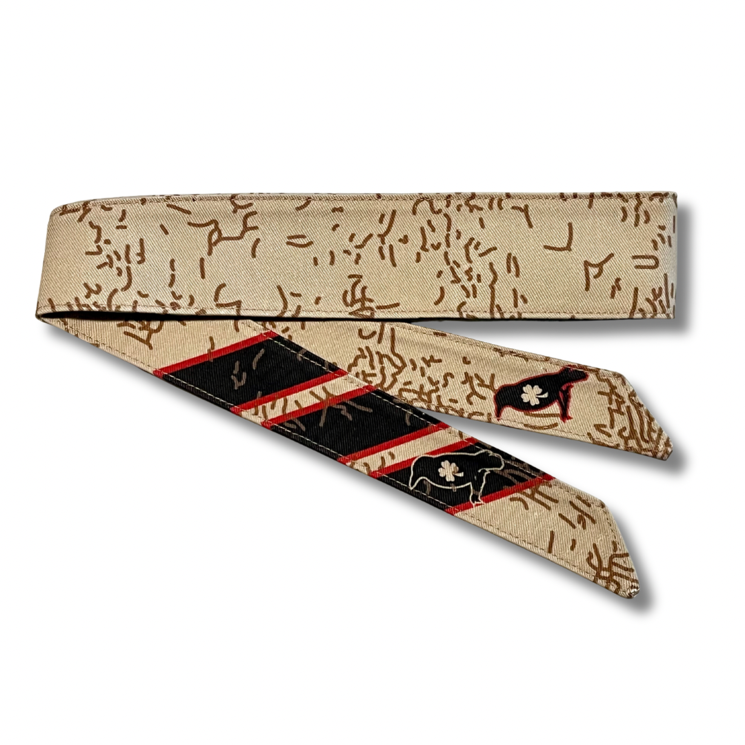 Custom “desert sand” Line camouflage Luckybird headband