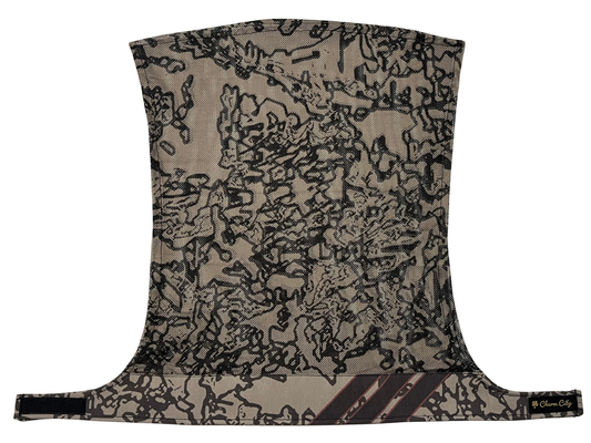 Custom “Driftwood Camouflage” mesh