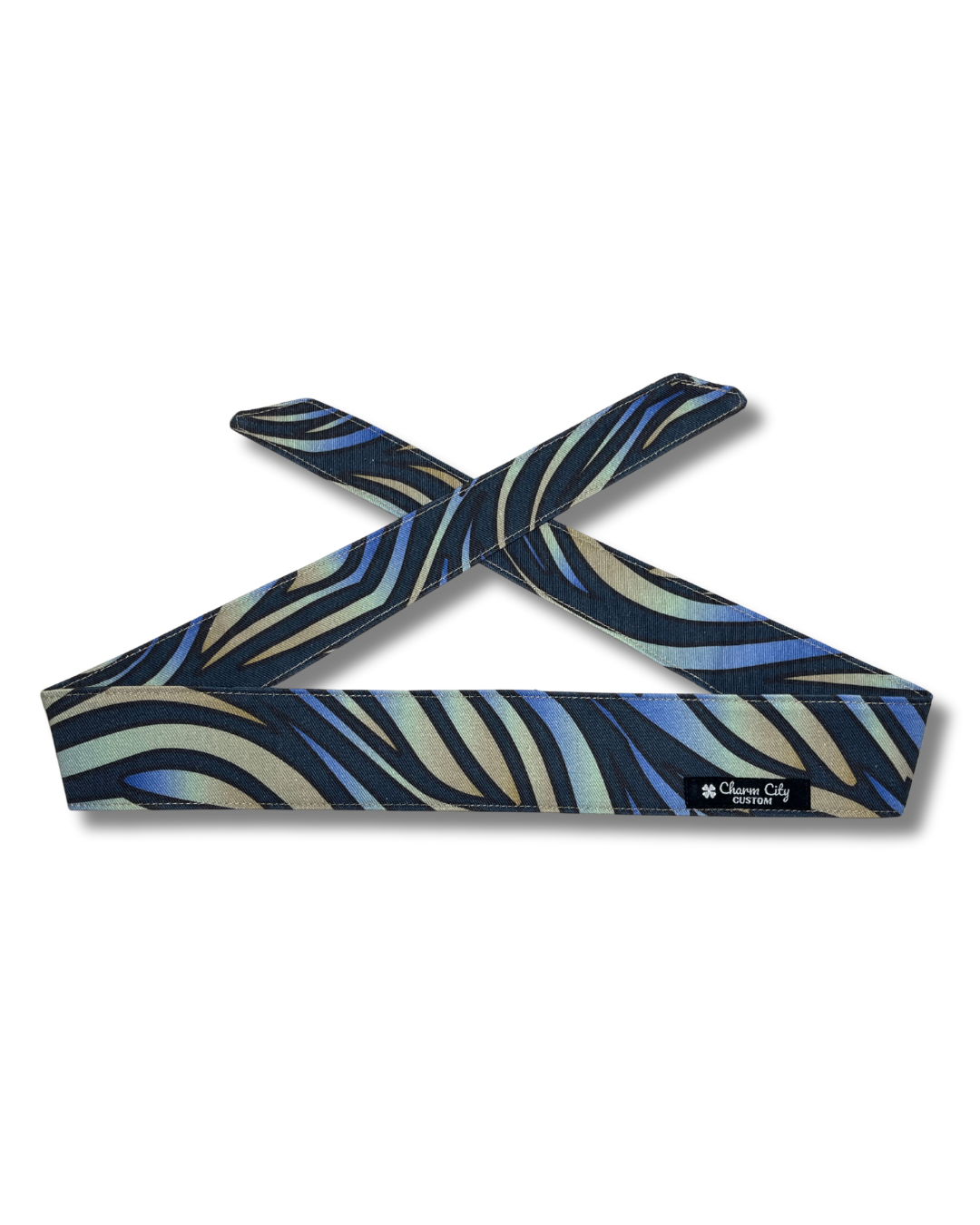 Custom Midnight Dune denim headband
