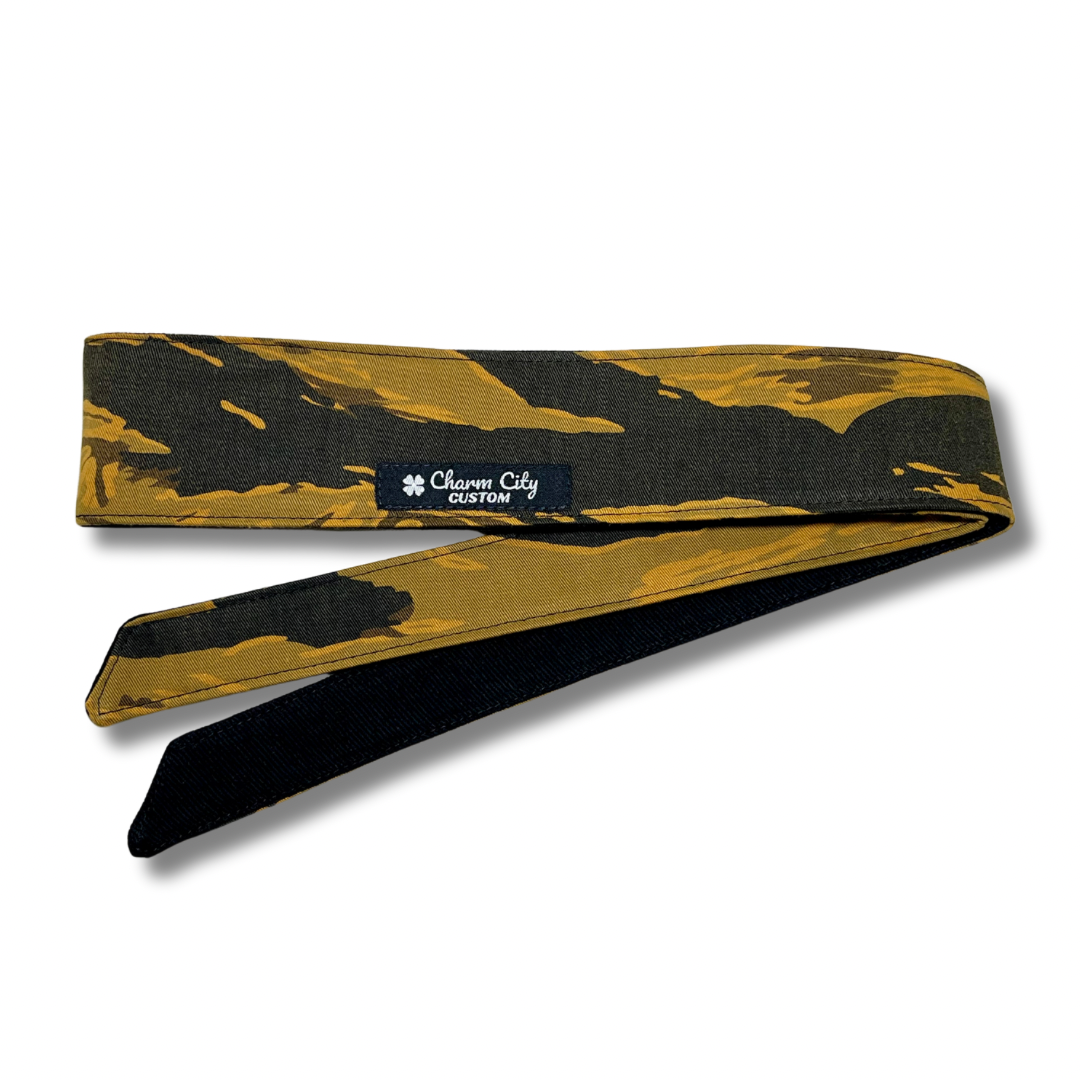 Custom Golden Tiger Stripe headband