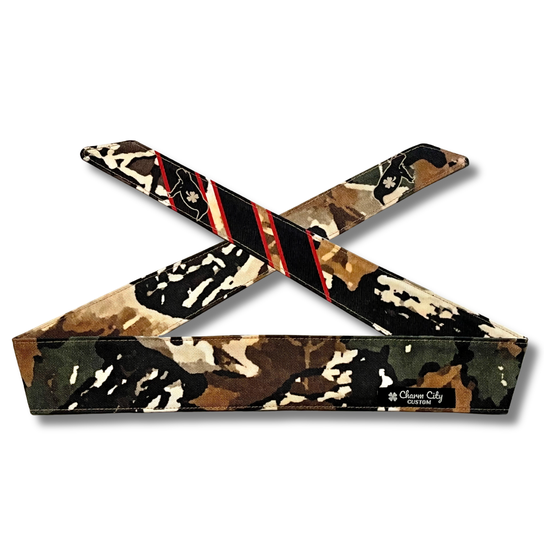 Custom 8bit RT camouflage “LuckyBird” headband
