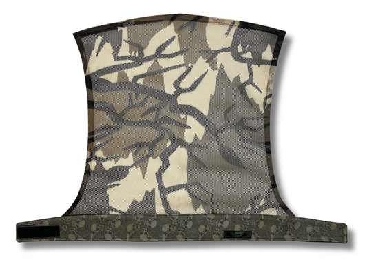 Vintage flying skulls one piece Velcro wrap with Predator mesh