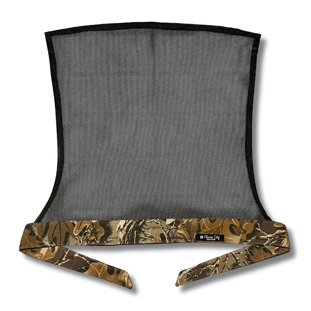 Advantage Classic full tie headband with black diamond mesh
