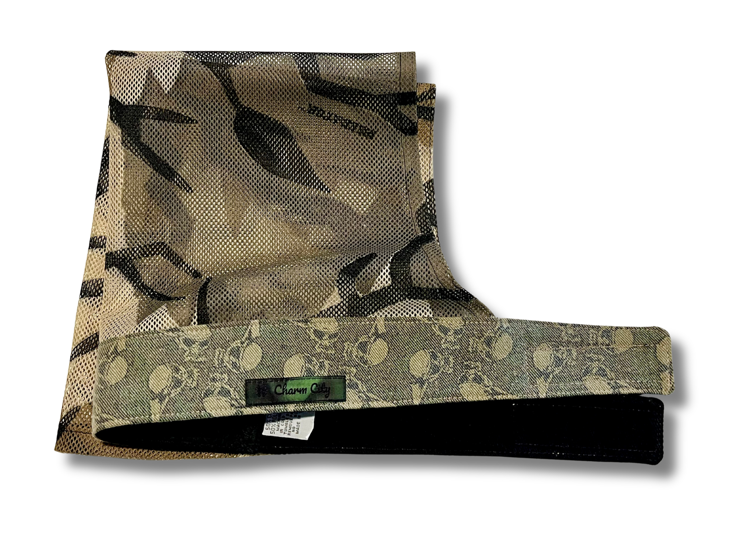 Vintage flying skulls one piece Velcro wrap with Predator mesh