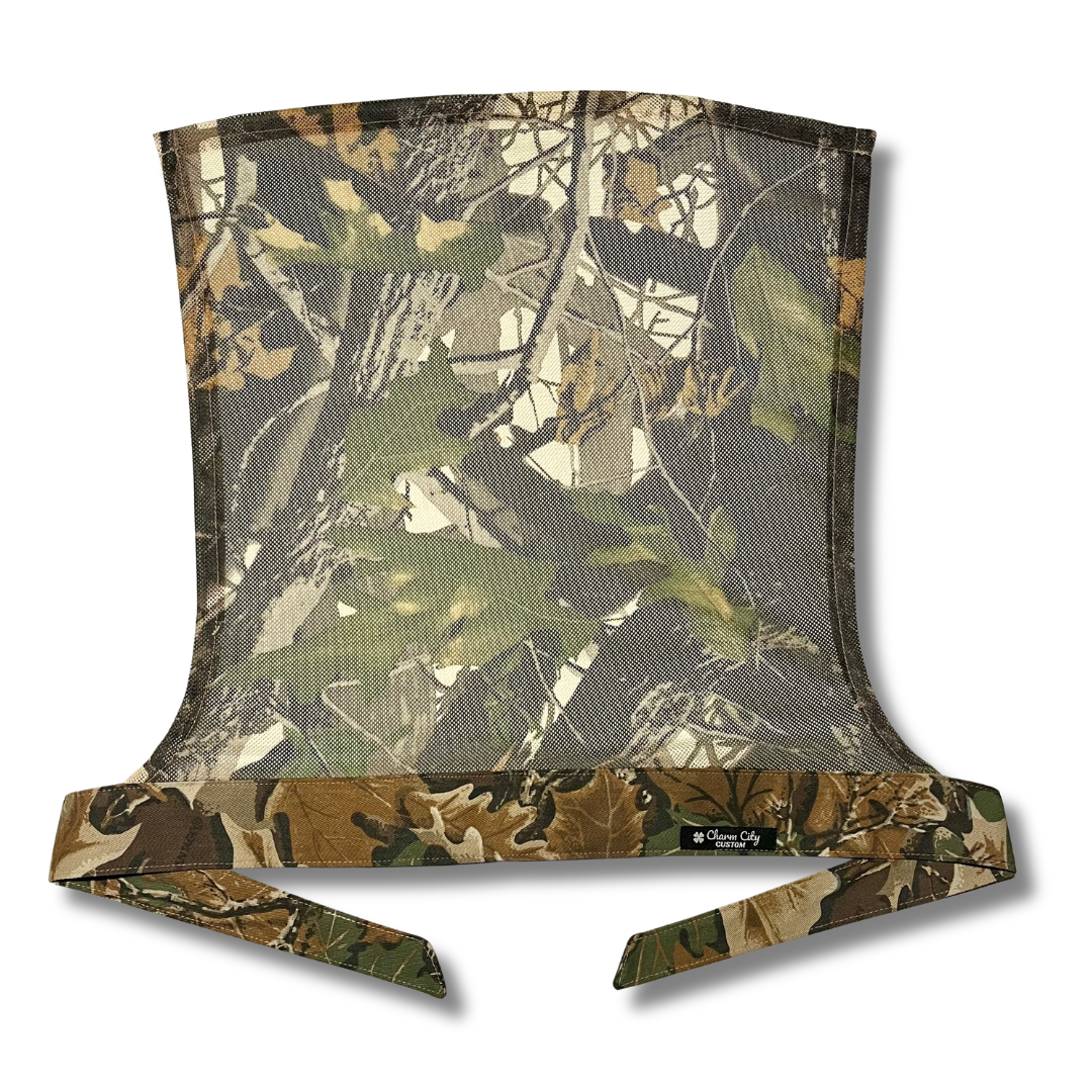 Advantage Classic full tie headband with Charm City exclusive forest mesh