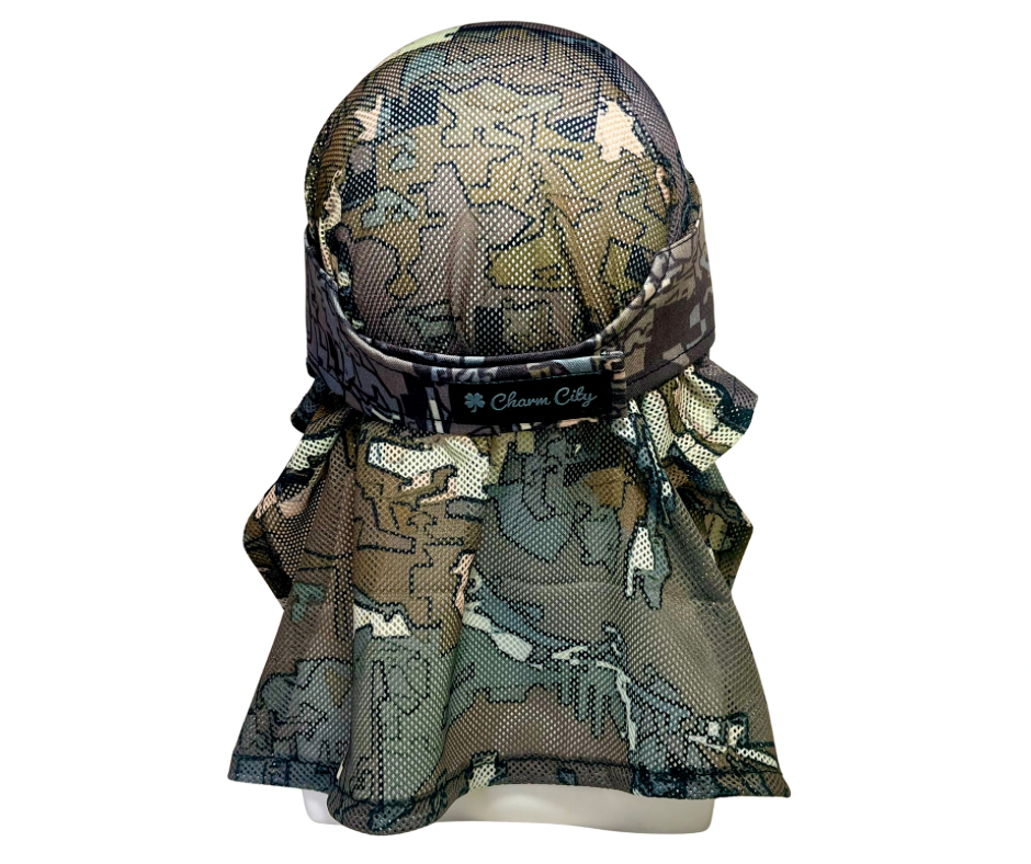 “Greyline Urban Camouflage” custom designed camo mesh