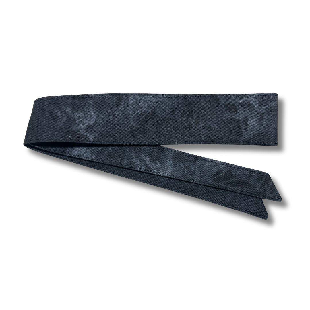 New! 7oz cotton twill Black Out camouflage headband