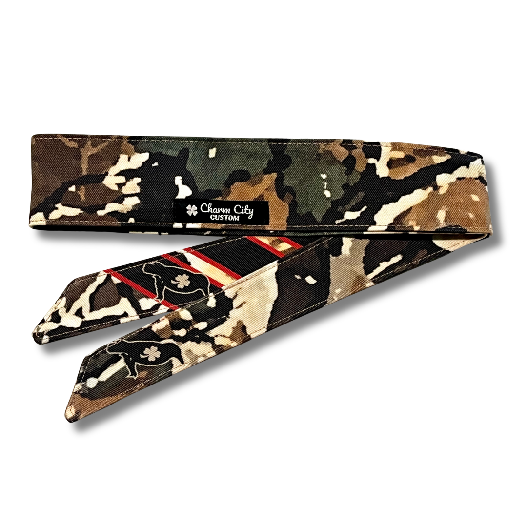 Custom 8bit RT camouflage “LuckyBird” headband