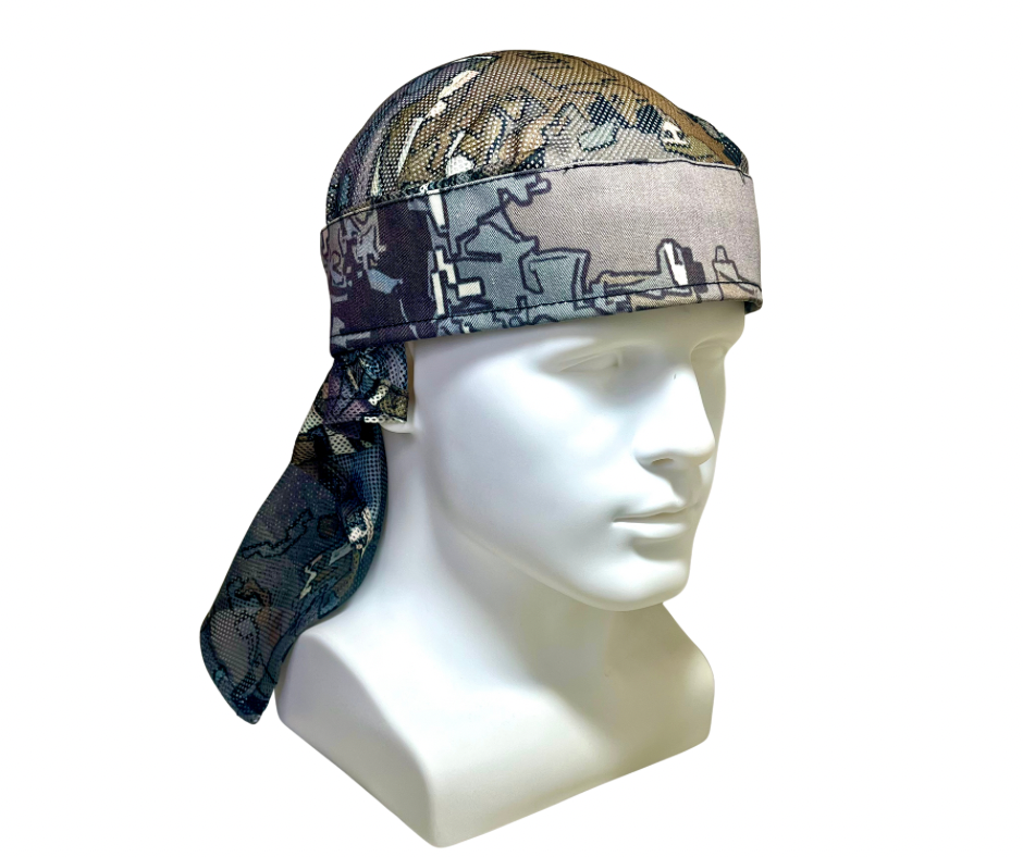 “Greyline Urban Camouflage” custom designed camo mesh