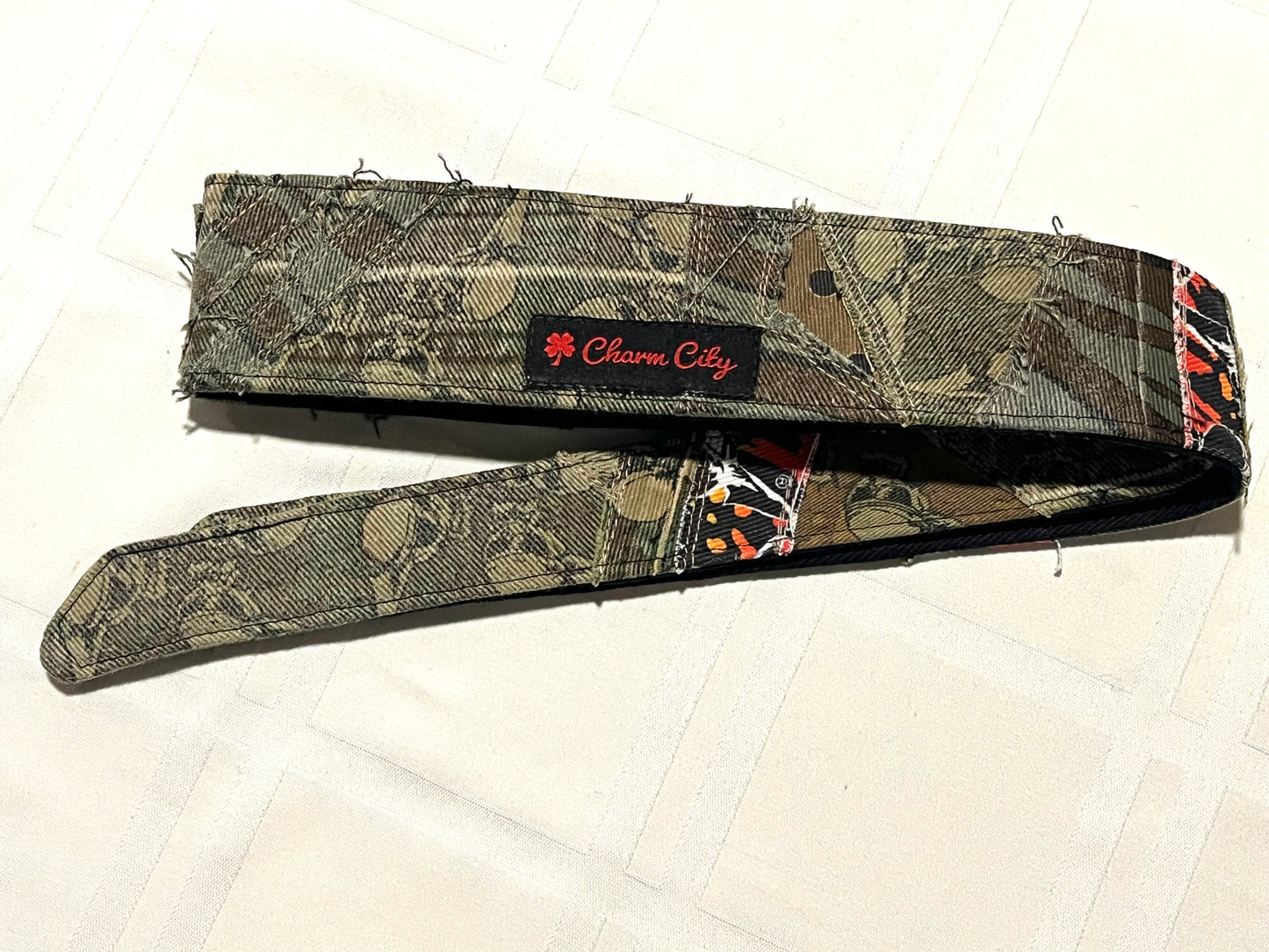 Custom Flying Skulls patchwork headband