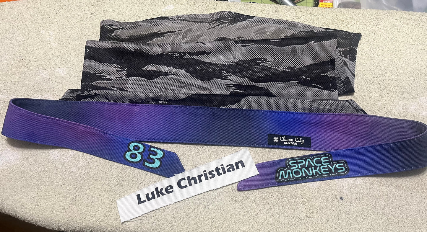 Custom full tie mesh for Luke Christian