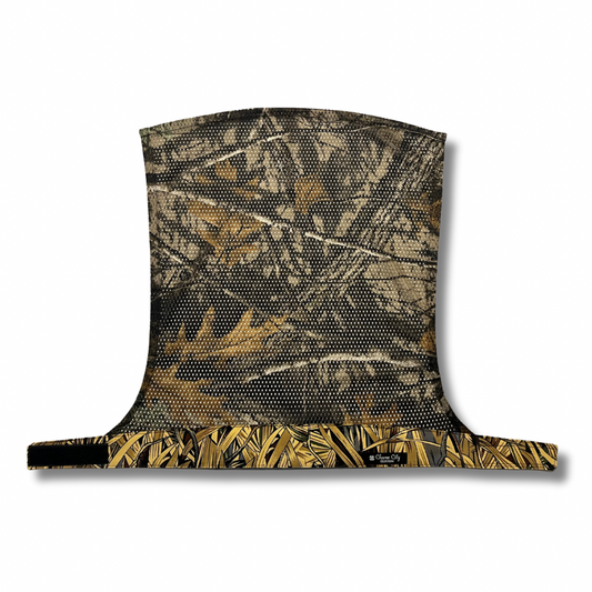 Custom Grass camouflage Velcro wrap with forest mesh