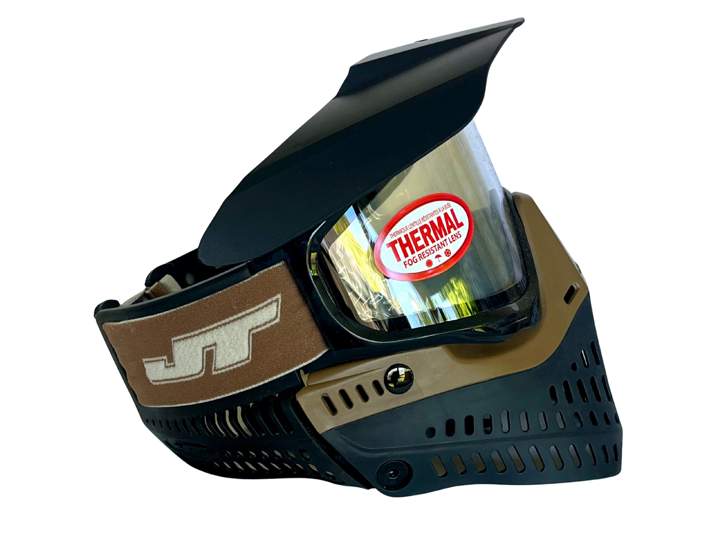 Custom build brown/black JT Proflex goggles