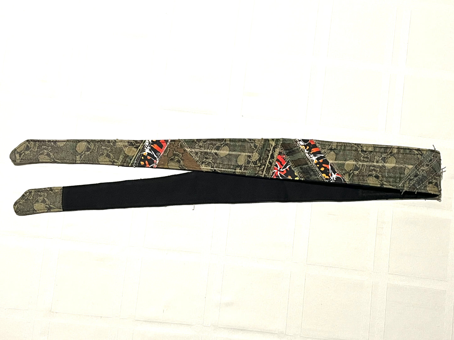 Custom Flying Skulls patchwork headband