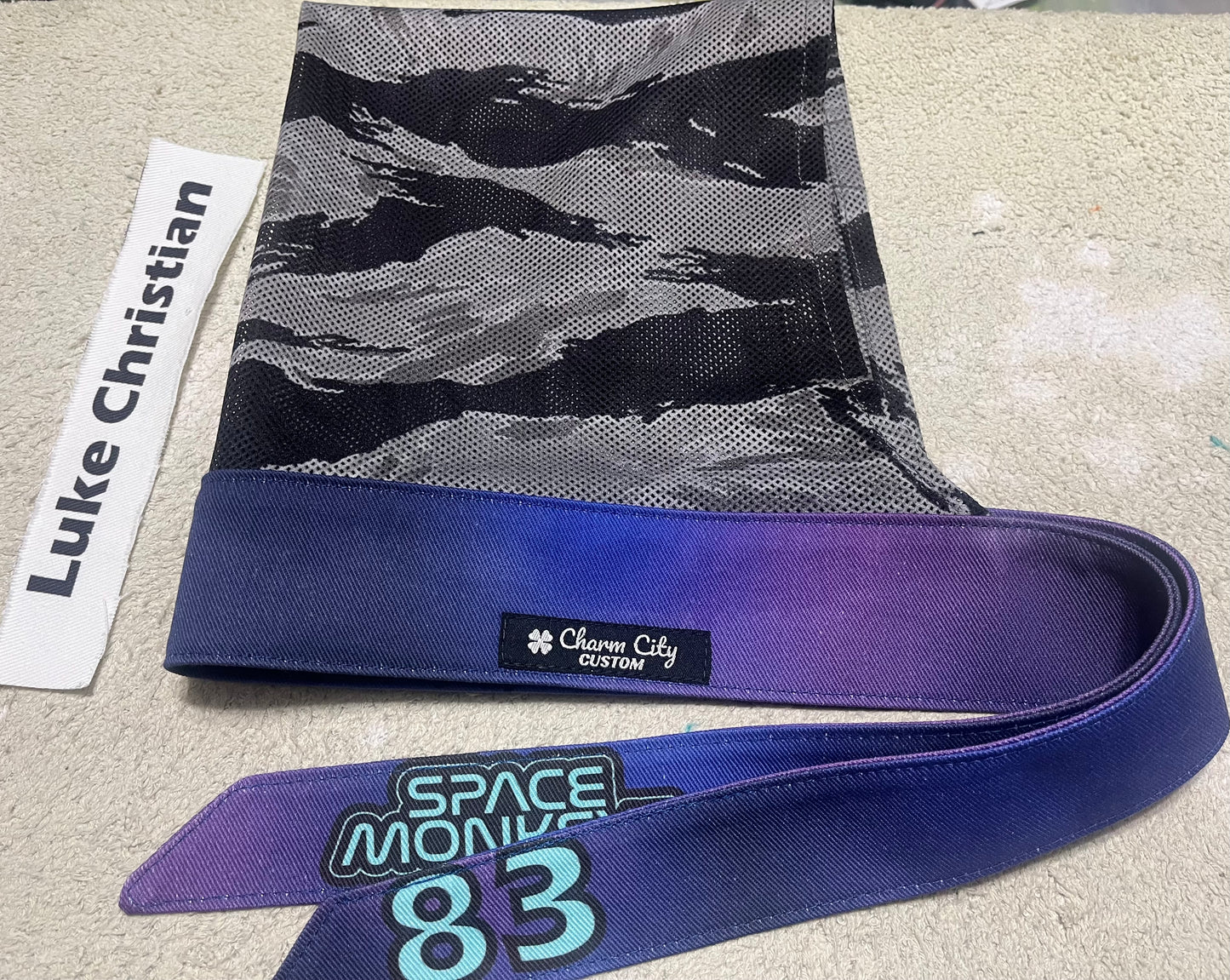 Custom full tie mesh for Luke Christian