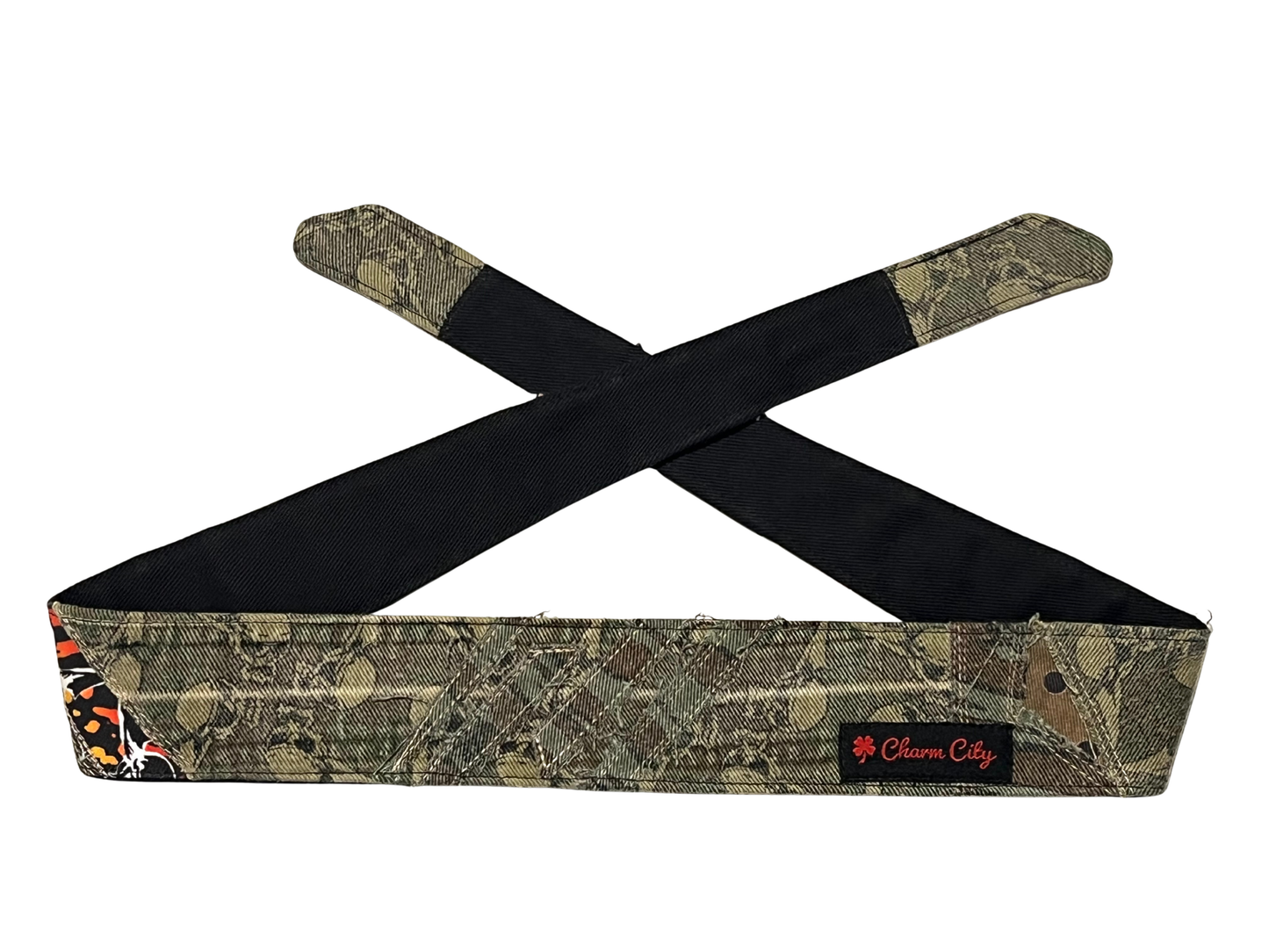 Custom Flying Skulls patchwork headband