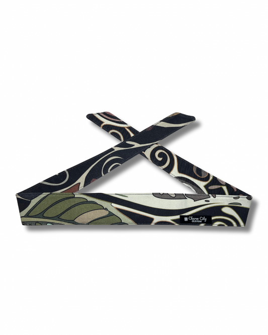 Tropic Mirage custom denim headband