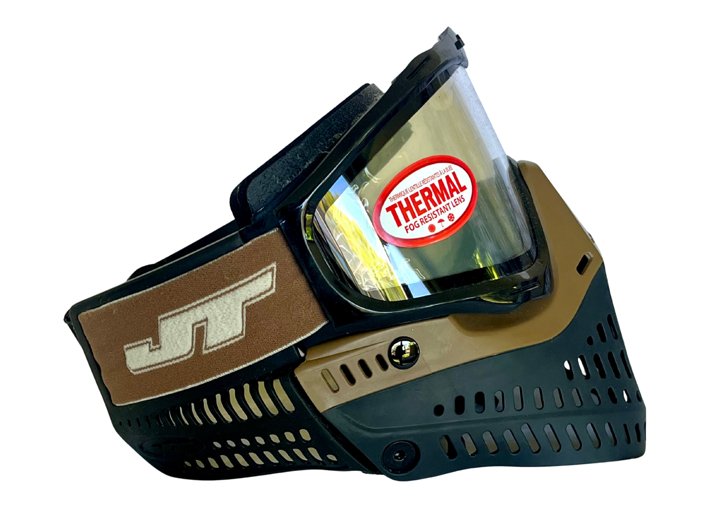 Custom build brown/black JT Proflex goggles