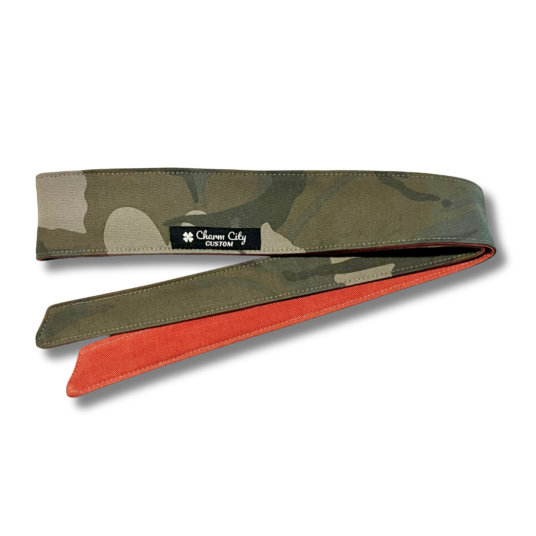 Custom urban camouflage two tone headband