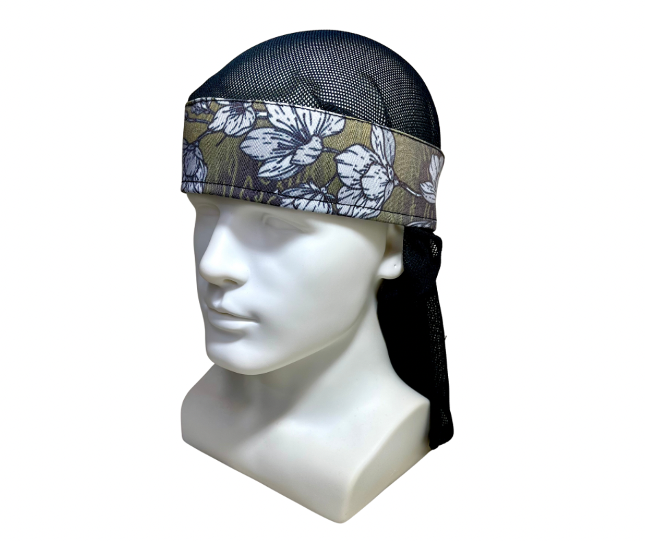 Black and bronze Sakura with black diamond mesh